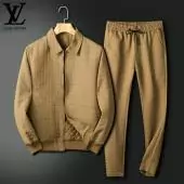 sweatshirt louis vuitton homme veste zippee pantalon floraison coton double jaune s_1017247